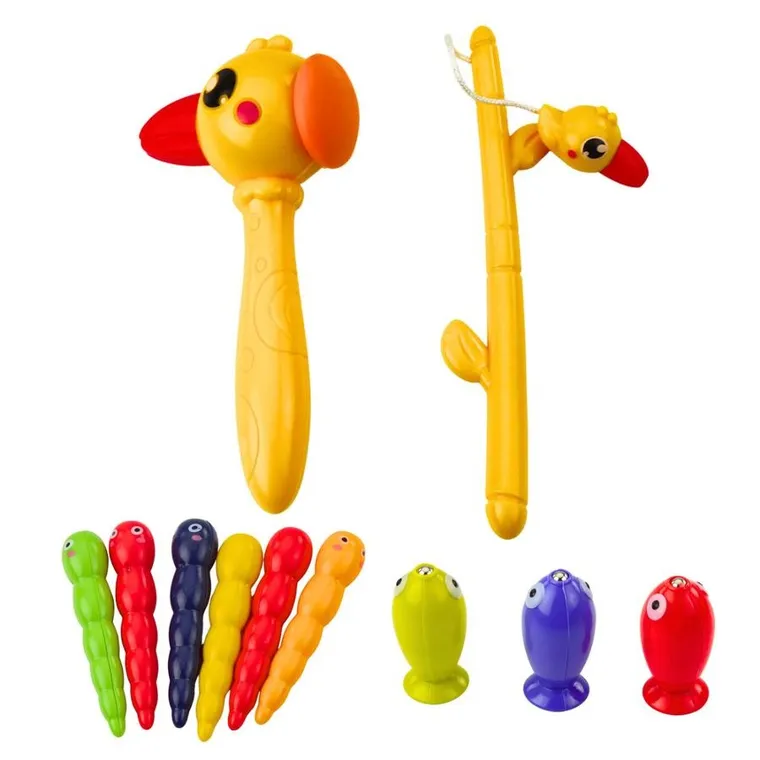 Lean Toys, kostka edukacyjna z cymbałkami, krokodylek