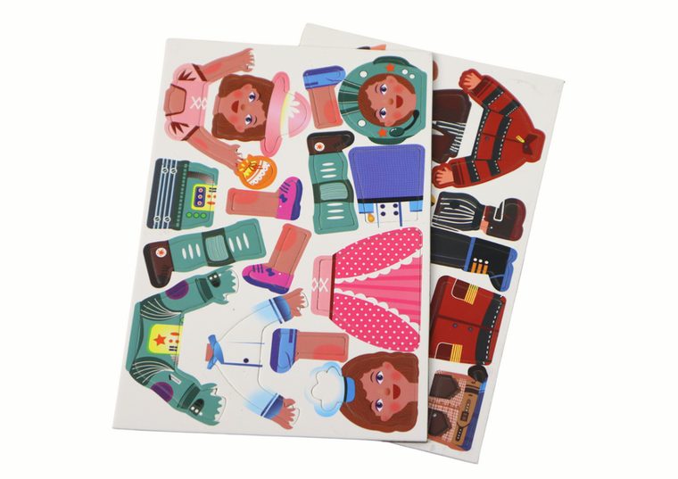 Lean Toys, Kreskówka, puzzle magnetyczne