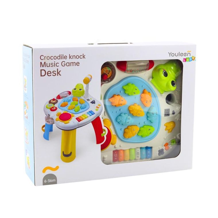 Lean Toys, Krokodyl, stolik edukacyjny