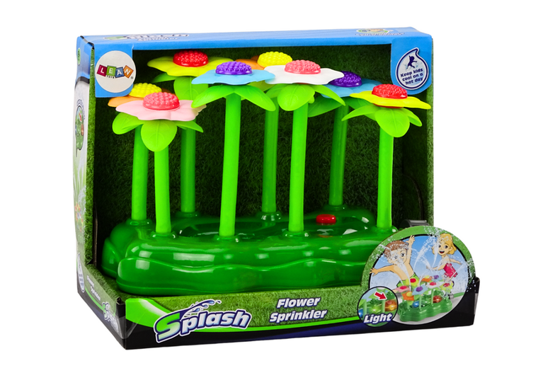 Lean Toys, kwiatki, zraszacz, wodna zabawka ogrodowa