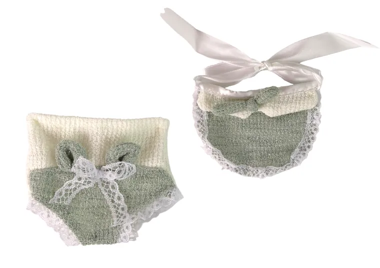 Lean Toys, lalka bobas, sweter, czapeczka zielona, 30 cm