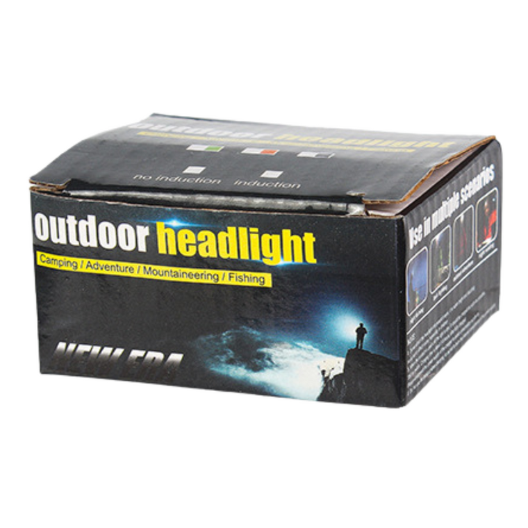 Lean Toys, latarka czołowa LED, 6 trybów, wodoodporna