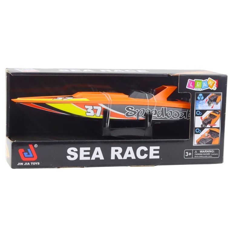 Lean Toys, łódź, motorówka, zabawka do kąpieli