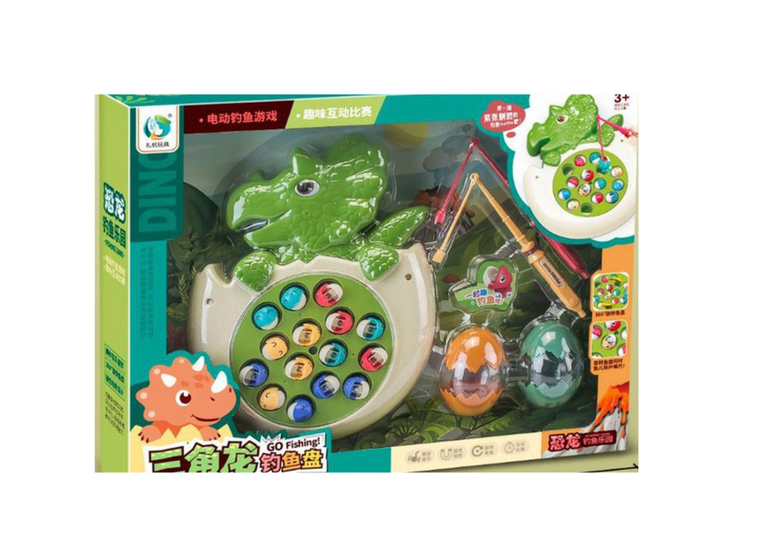 Lean Toys, Łowienie Rybek, Dinozaur, gra zręcznościowa