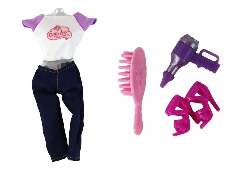 Lean Toys, Lucy, lalka z akcesoriami