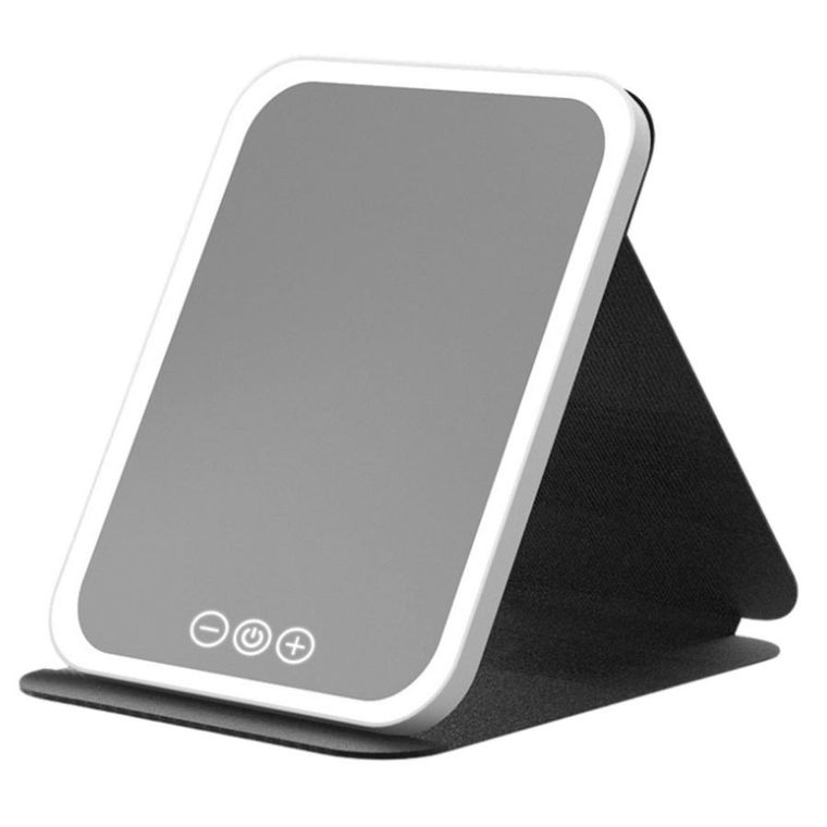 Lean Toys, lusterko LED, białe, 18.5 cm