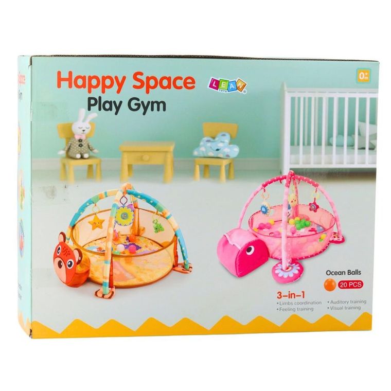 Lean Toys, mata edukacyjna z kulkami, lew