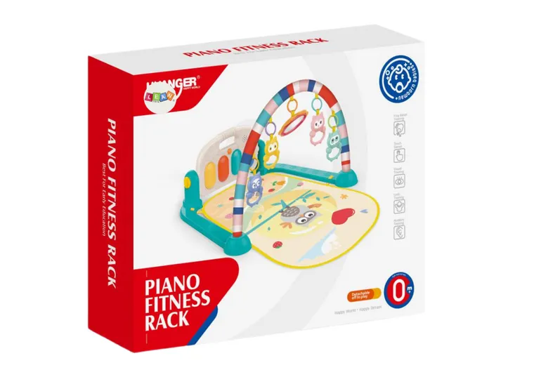 Lean Toys, mata edukacyjna z pianinkiem, sowa