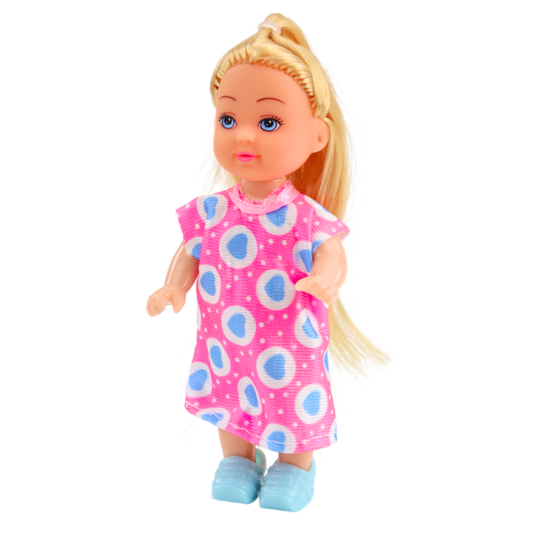Lean Toys, mini laleczka z akcesoriami do pielęgnacji