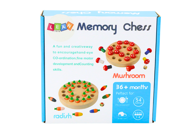 Lean Toys, muchomory, gra pamięciowa