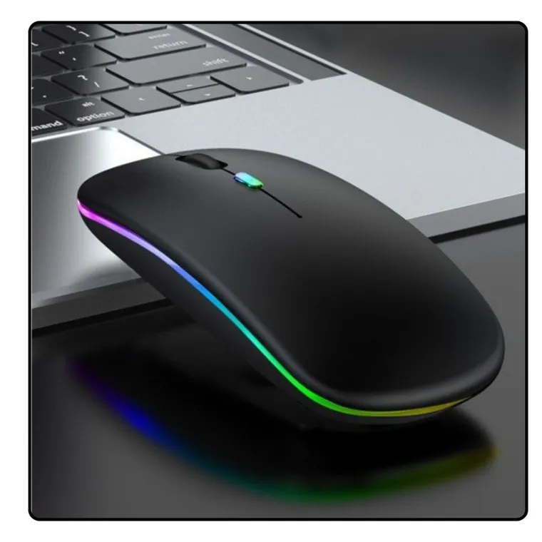 Lean Toys, mysz bezprzewodowa, zasięg 10m, czarna