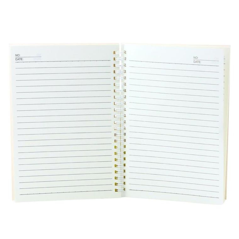 Lean Toys, notatnik A5, 60 kartek, linia, Kot Jednorożec, 1 szt.