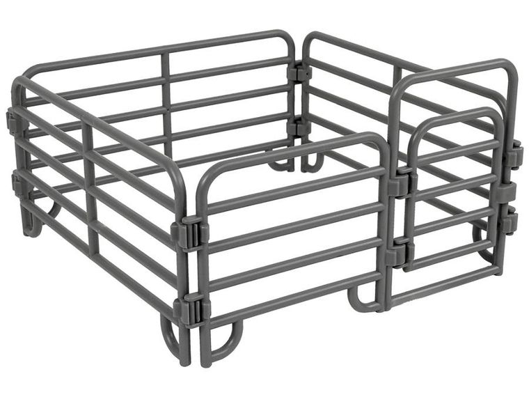 Lean Toys, osiołki z zagrodą, zestaw figurek