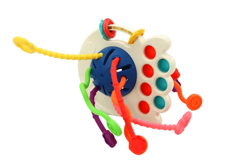 Lean Toys, ośmiornica ze sznurkami sensorycznymi