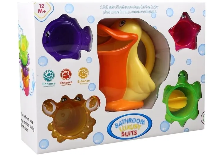 Lean Toys, pelikan, zabawka do wody