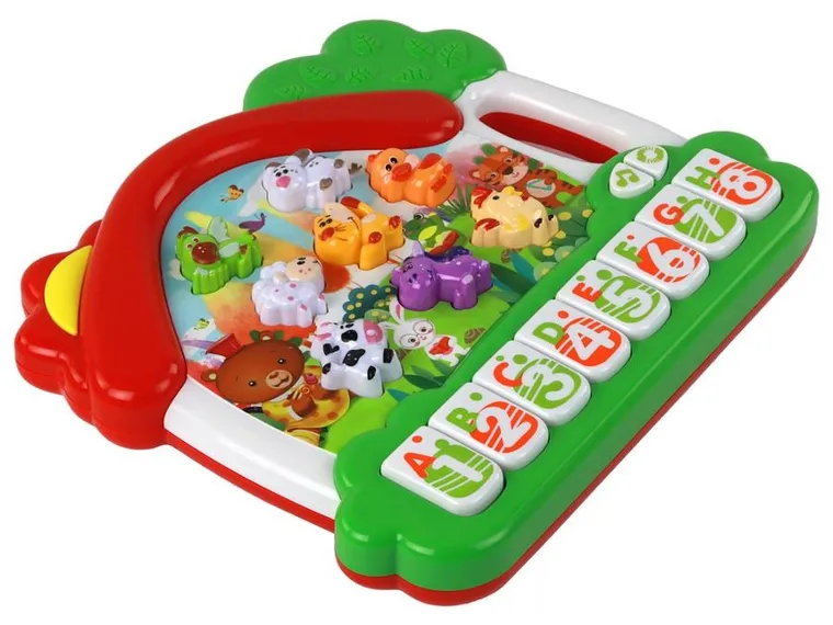 Lean Toys, pianinko do nauki języka angielskiego, zwierzątka
