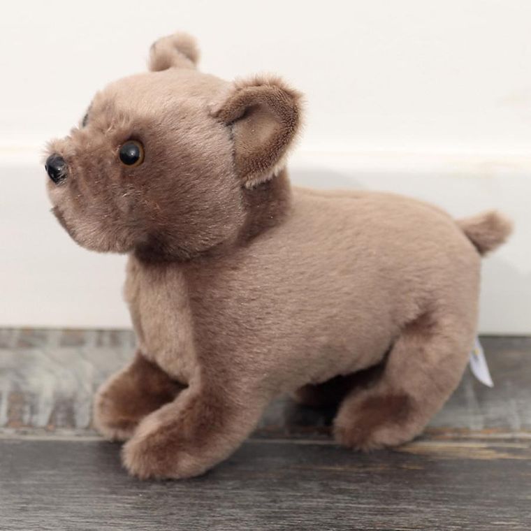 Lean Toys, pies, maskotka, brązowy, 19 cm