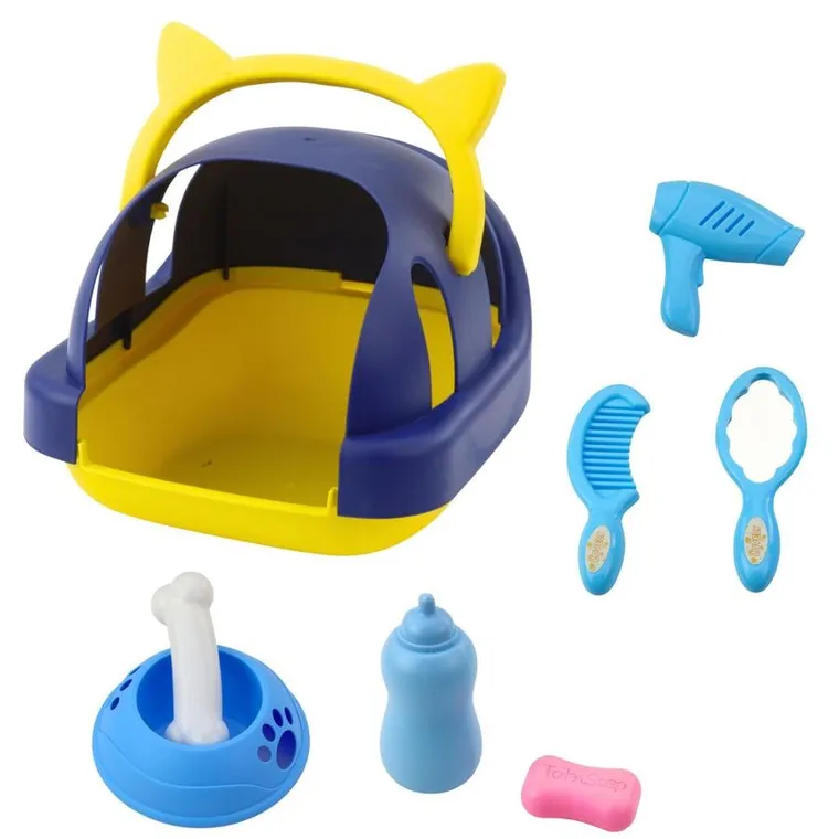 Lean Toys, pies, zabawka interaktywna + akcesoria