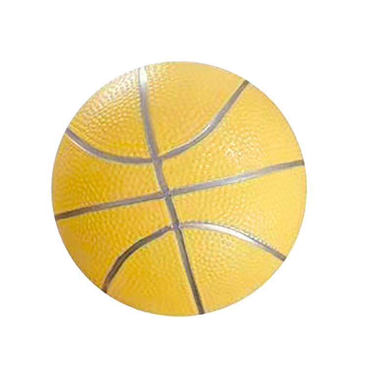 Lean Toys, piłka plażowa gumowa pastelowa lekka, żółta, 20 cm