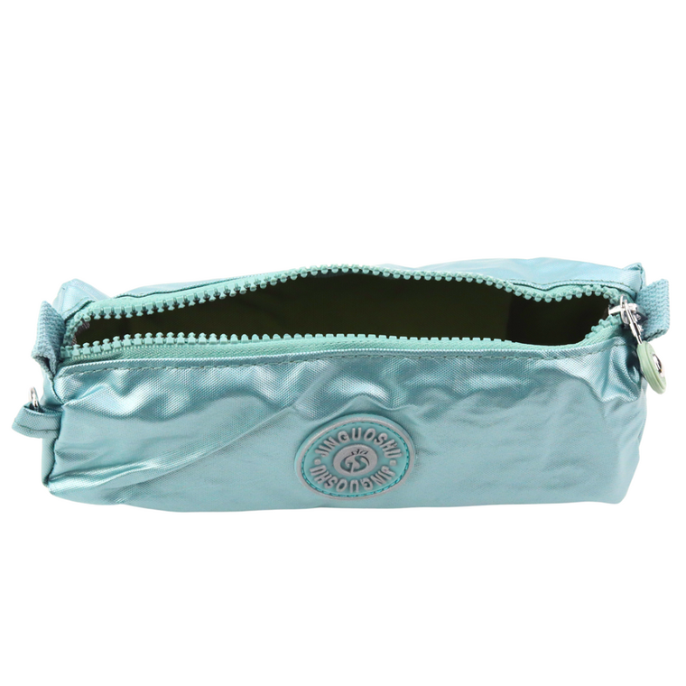 Lean Toys, piórnik saszetka, jasnozielony, 21,5 cm