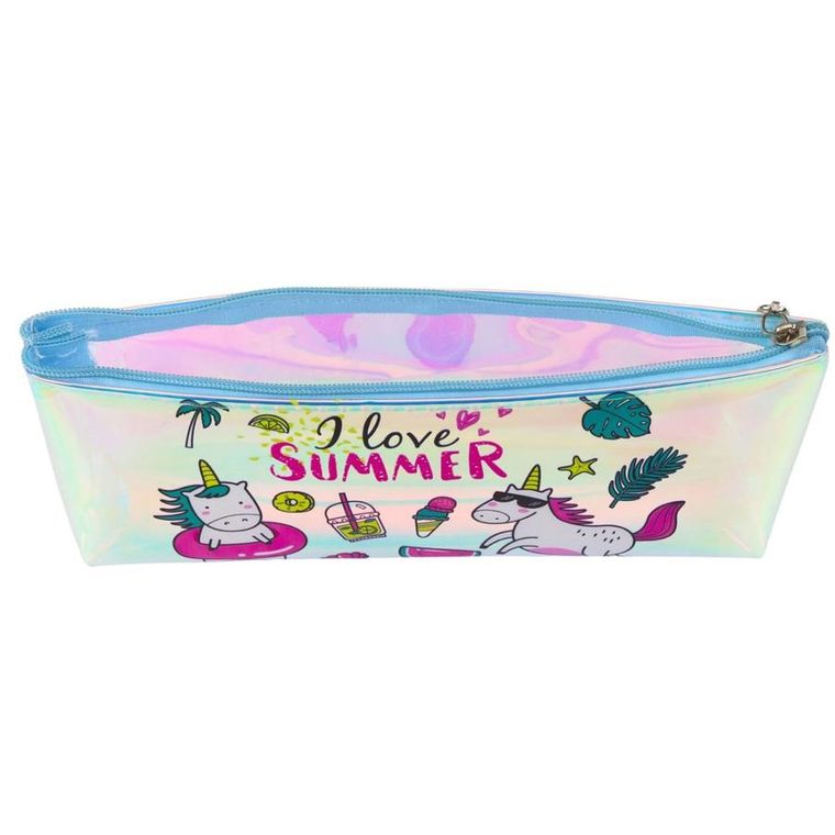 Lean Toys, piórnik saszetka, jednorożce, 20-8 cm