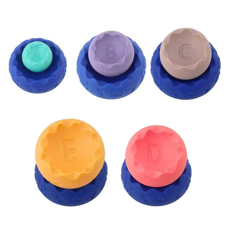 Lean Toys, piramidka sensoryczna, jajka, cyfry i literki