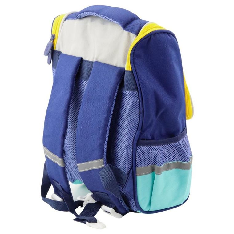 Lean Toys, plecak szkolny, dinozaur saszetka z lokomotywą, 21l