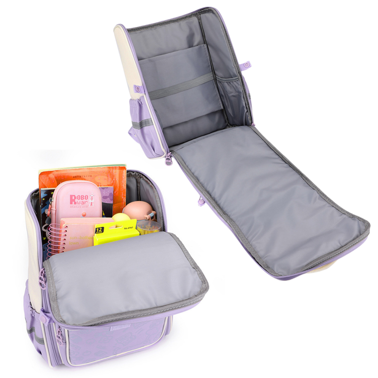 Lean Toys, plecak szkolny, królik pastel, 21l