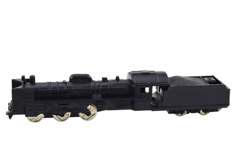 Lean Toys, pociąg, metalowy model kolekcjonerski, 1:48, czarny