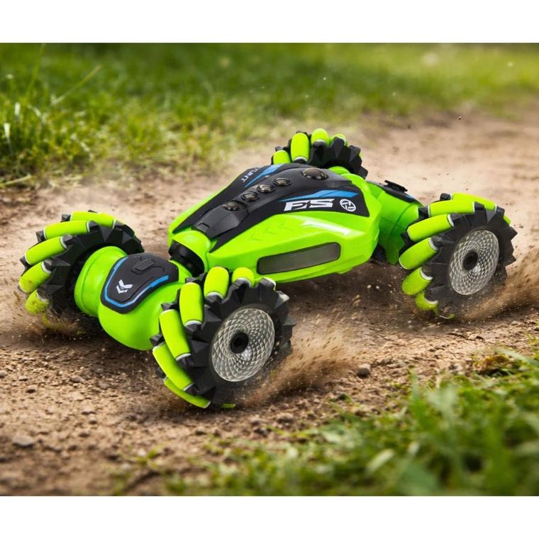 Lean Toys, pojazd kaskaderski zdalnie sterowany gestami, z funkcją dymu