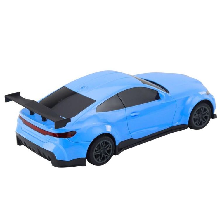 Lean Toys, pojazd sportowy ze stacją ładującą, zdalnie sterowany, niebieski