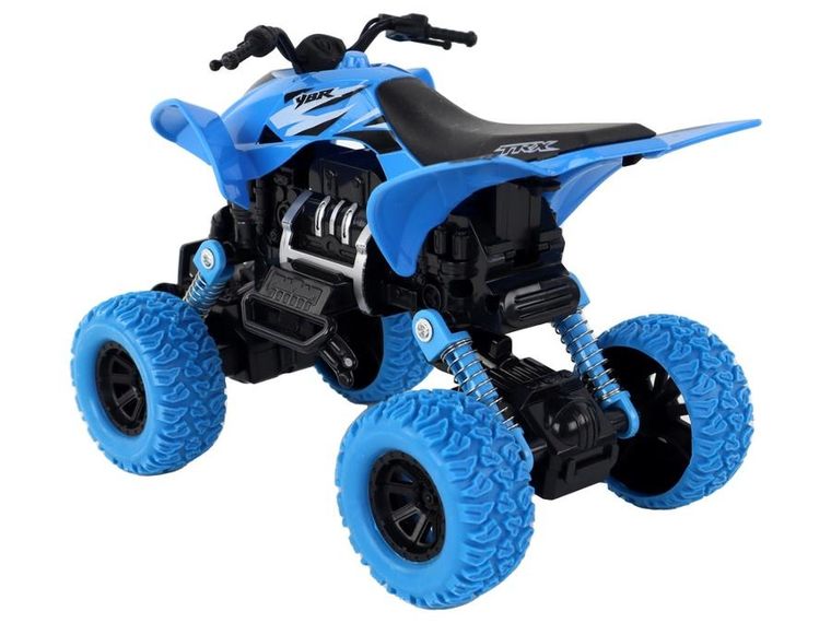 Lean Toys, pojazd terenowy, quad, niebieski