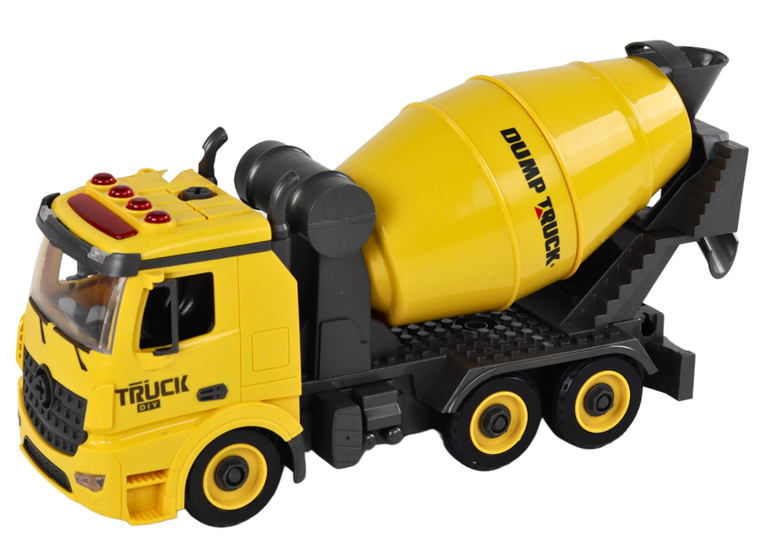 Lean Toys, pojazdy budowlane z dźwiękiem, 1:12, diy