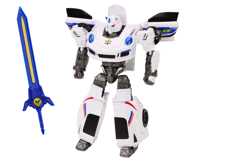 Lean Toys, Policja, robot transformujący 2w1