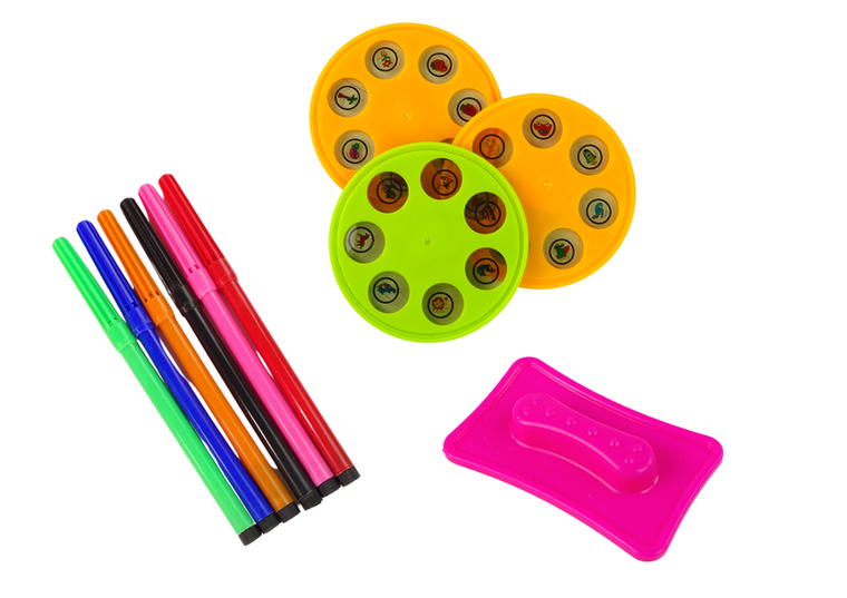 Lean Toys, projektor do nauki rysowania, kwiatek