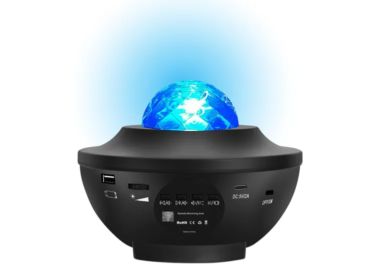 Lean Toys, projektor gwiazd, LED, bluetooth