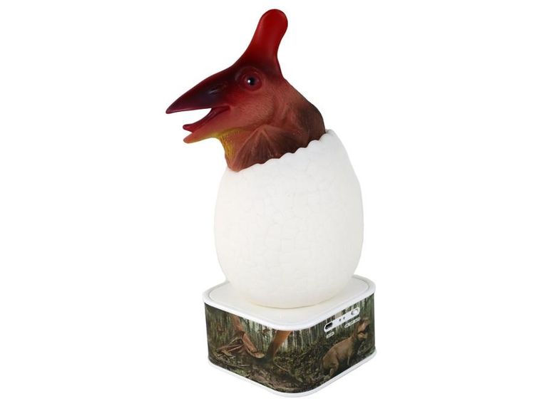 Lean Toys, Pterozaur, lampka nocna jajko, LED