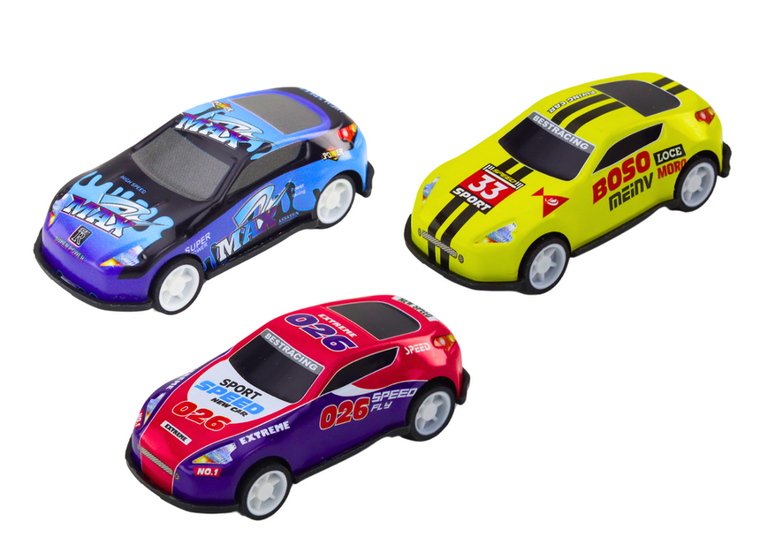 Lean Toys, resoraki, poazdy w walizce, 50 szt.