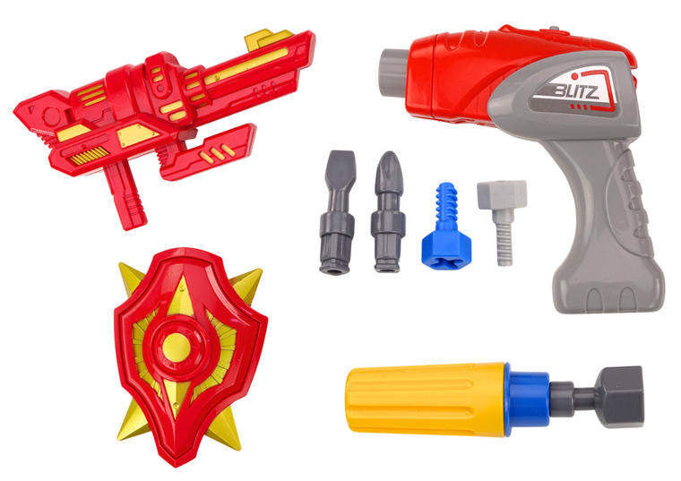 Lean Toys, robot do skręcania, zabawka interaktywna, turkusowy