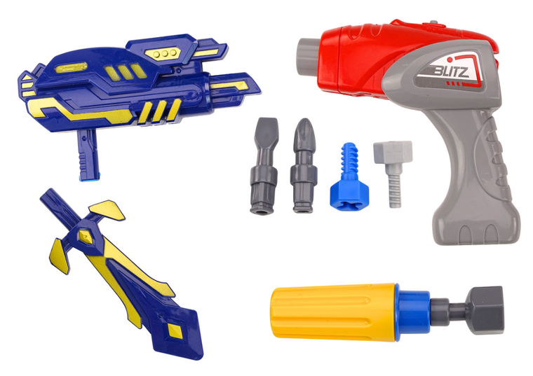 Lean Toys, robot do skręcania, zabawka interaktywna, zielony