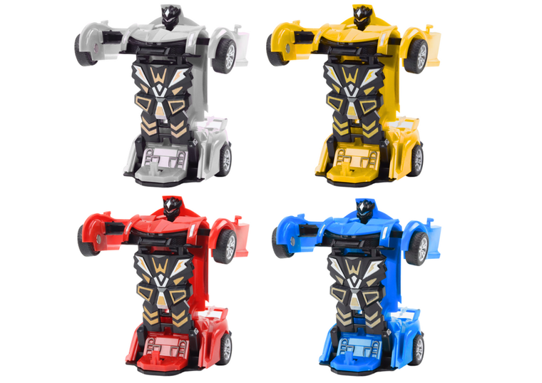Lean Toys, robot transformujący, samochód sportowy z napędem