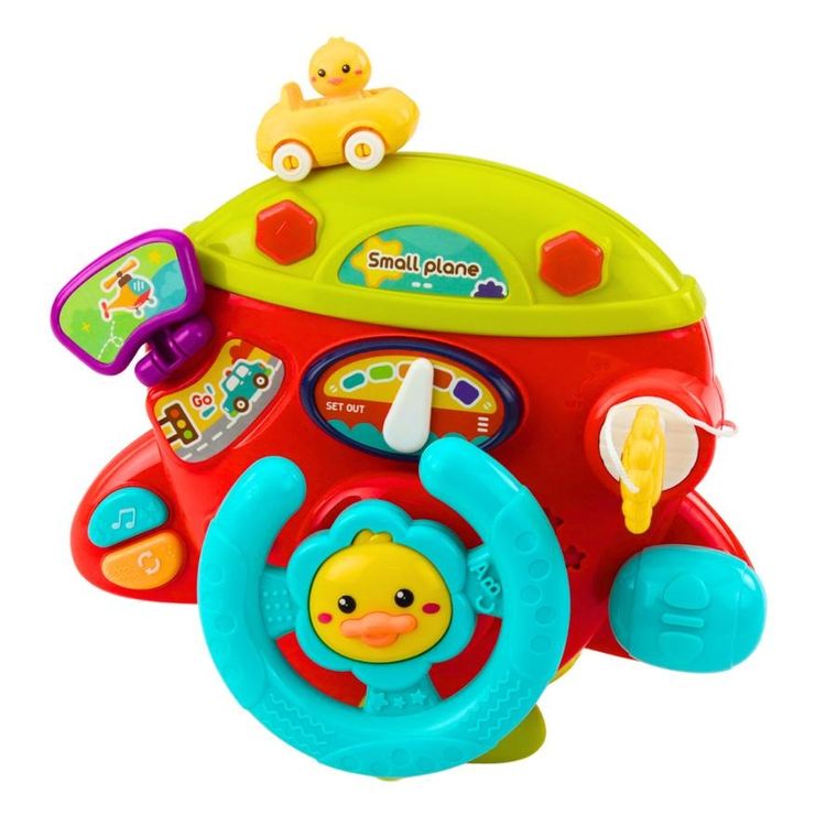 Lean Toys, samolot interaktywny, kokpit