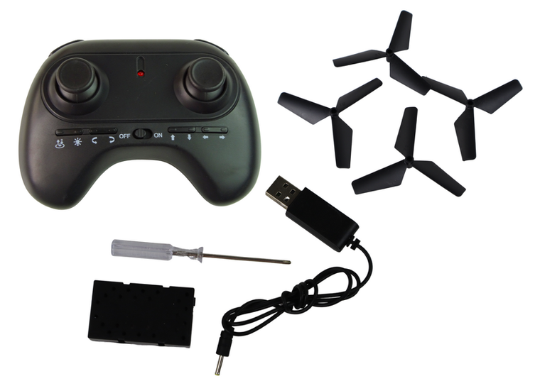 Lean Toys, samolot, pojazd zdalnie sterowany, niebieski