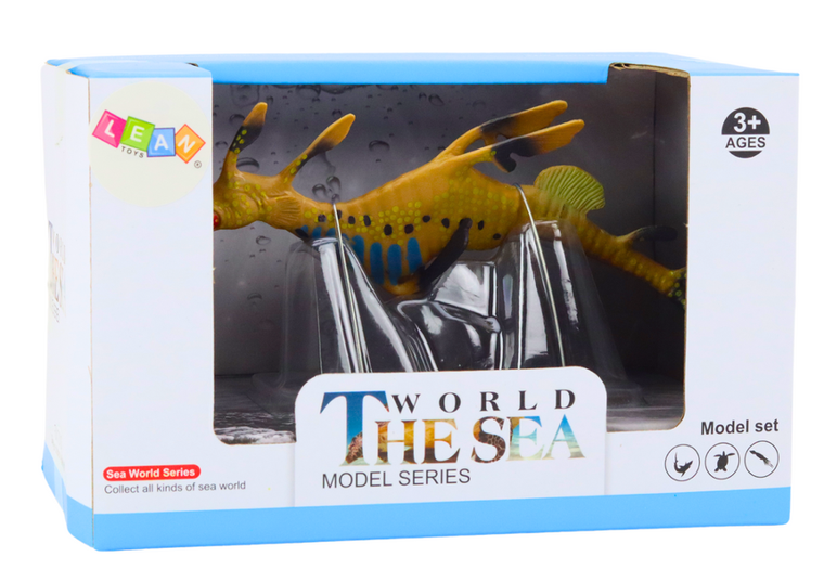 Lean Toys, Sea World, konik morski pławikonik, figurka kolekcjonerska, 18 cm