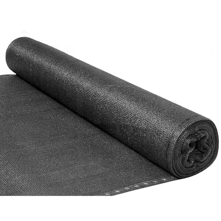 Lean Toys, siatka cieniująca na ogrodzenie, maskująca, szara, 1.5m, 50m, 140g/m²