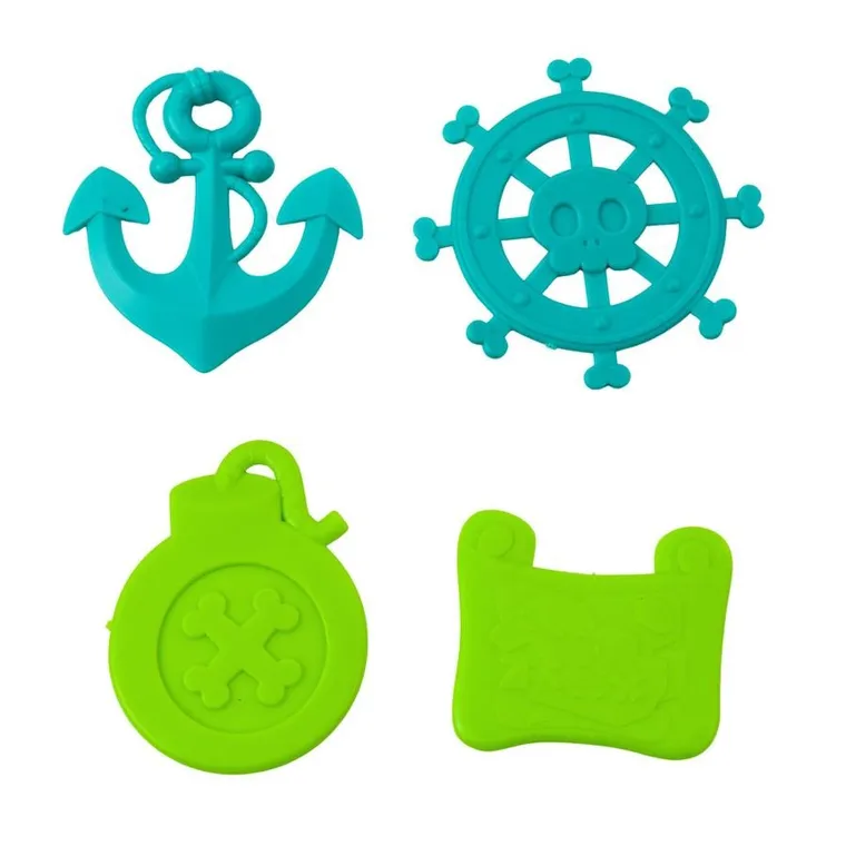 Lean Toys, skrzynia z zabawkami do kąpieli, 21 elementów