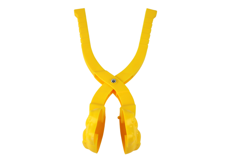 Lean Toys, śnieżkomat, maszynka do kulek, dinozaur żółty