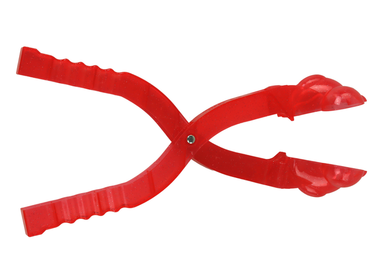 Lean Toys, śnieżkomat, maszynka do kulek, kaczka, czerwona