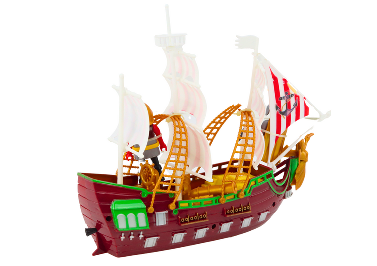 Lean Toys, statek romański, rzymianie, pojazd interaktywny