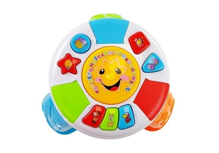 Lean Toys, stoliczek edukacyjny, kształty i kolory